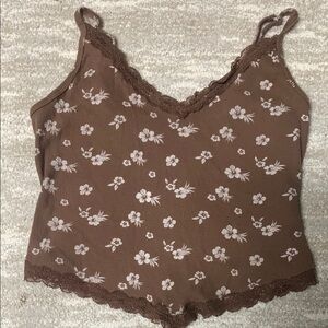 Hollister Cropped Tank Sz S